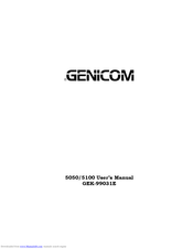 Genicom 5050 User Manual