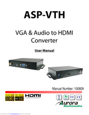 Aurora Multimedia ASP-VTH User Manual