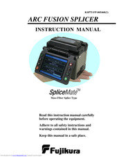 Fujikura SpliceMate FSM-11R Instruction Manual