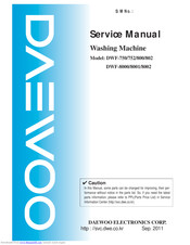Daewoo DWF-750 Service Manual