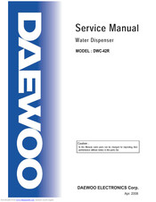 Daewoo DWC-42R Service Manual