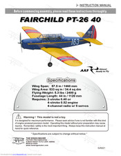 The Wings Maker FAIRCHILD PT-26 40 Instruction Manual