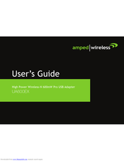 Amped Wireless UA600EX User Manual