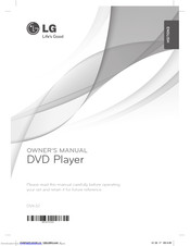 LG DV632 Owner's Manual