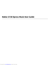 Nokia 5730 Xpress Music User Manual