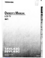 Toshiba 14VL43C Owner's Manual