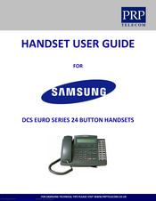 Samsung DCS EURO SERIES 24 User Manual