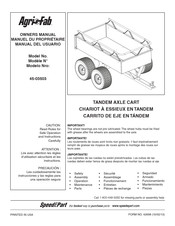 Agri-Fab 45-03503 Owner's Manual