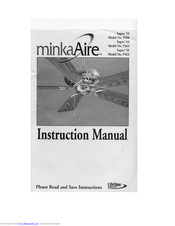 Minka-Aire F563 Instruction Manual