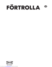 IKEA FORTROLLA User Manual
