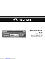 Hyundai MP3-01 Instruction Manual
