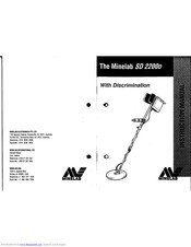 Minelab SD 2200D Instruction Manual