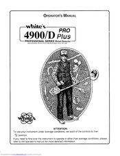 whites 4900/D PRO PLUS Operator's Manual