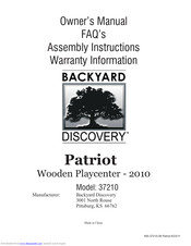 Backyard Discovery Patriot Owner's Manual