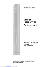 C. Crane Super USB WiFi Antenna II Instruction Manual