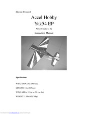 Accel Hobby Yak54 EP Instruction Manual