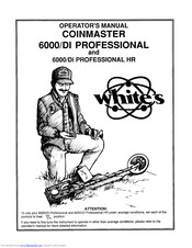 White's Coinmaster 6000/Di Professional Operator's Manual