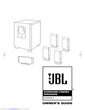 JBL Simply Cinema SCS200.5 Owner's Manual