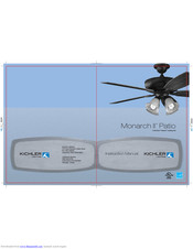Kichler Lighting Monarch II Patio Instruction Manual