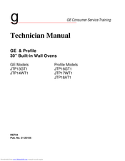 GE JTP17WT1 Technician Manual