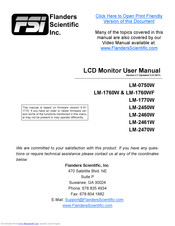 Flanders Scientific LM-2470W User Manual