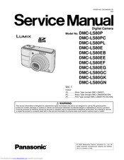 Panasonic Lumix DMC-LS80EB Service Manual