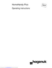 HAGENUK HomeHandy Pico Operating Instructions Manual