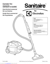 Electrolux Sanitaire Owner's Manual