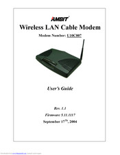 Ambit U10C007 User Manual