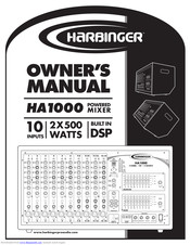 Harbinger HA1000 Owner's Manual