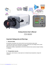 Videosec CD-960H User Manual
