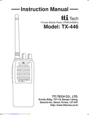 TTI TX-446 Instruction Manual