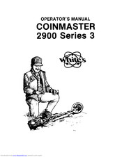 Whites Coinmaster 2900 Series 3 Operator's Manual