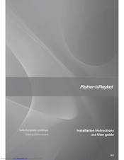 Fisher & Paykel CE604 Series Installation Instructions And User Manual