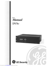 GE DVSe User Manual