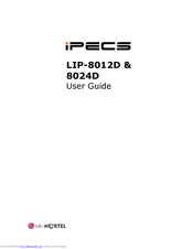 LG-Nortel iPecs LIP-8012D User Manual