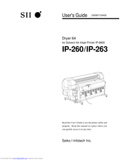 Seiko I Infotech IP-263 User Manual