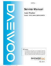 Daewoo DWF-200SL Service Manual