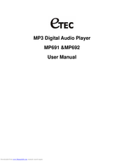 Etec MP692 User Manual