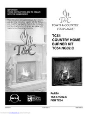 T&C TC54.NG02.C Installation And Operating Instructions Manual