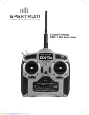 Spektrum 5-Channel Full Range DSM2 2.4GHz Radio System User Manual