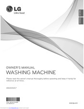 LG WM3050C Series Owner's Manual