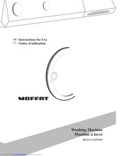 Moffat MCCH1120FWW Instructions For Use Manual