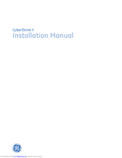 GE Security CyberDome II Series Installation Manual