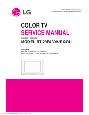 LG RT-29FA30RU Service Manual