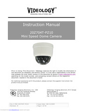 Videology 20Z704T-PZ10 Instruction Manual
