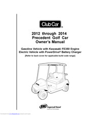 Club Car 2012 Owner's Manual