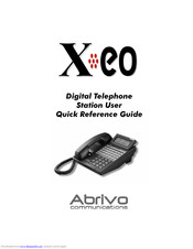 ABRIVO X-EO Quick Reference Manual