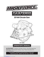 Master Force Flex Power 241-0428 Operator's Manual