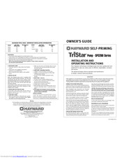 Hayward TriStar SP3200 Series Owner's Manual